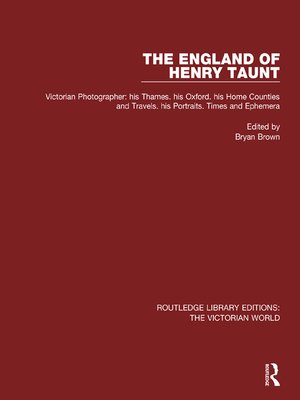 cover image of The England of Henry Taunt